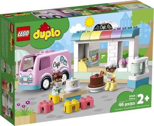 Miniatura 4 de LEGO DUPLO Town Bakery 10928 Juguete educativo para niños pequeños, gran regalo para niños de 2 años en adelante (46 piezas)