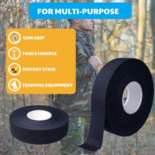 Miniatura 2 de Cinta de agarre – Cinta de agarre de tela multiusos para barras de dominadas, pesas, pesas, deportes, herramientas, asas, murciélagos, raquetas