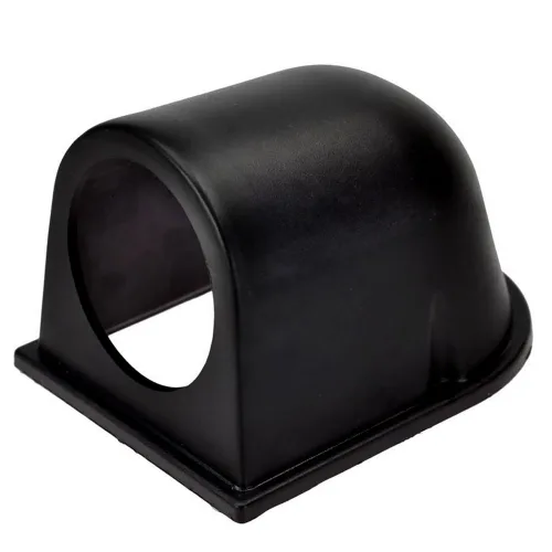 Miniatura 5 de E Support™ montura de 2" con un hueco para tablero para montar manómetros medidores para auto, ajuste universal, color negro Soporte universal