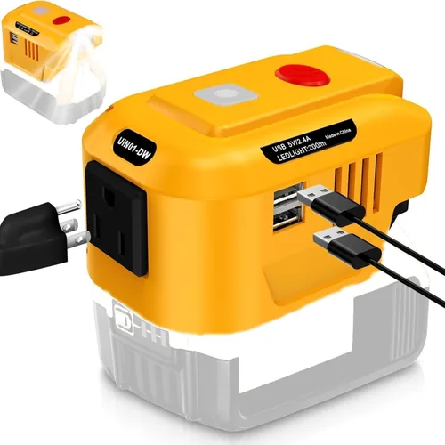 Miniatura 8 de Adaptador de cargador de teléfono de 150 W para Makita de 18 V, URUN DC 18 V a CA 120 V, fuente de alimentación inversor superior para Makita