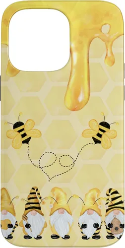 Miniatura 21 de Carcasa divertida para iPhone 16 con diseño de gnomos de abejorros para Halloween