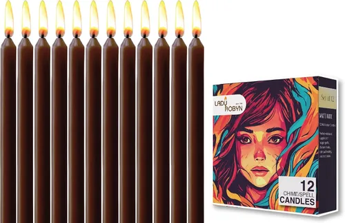 Miniatura 20 de Juego de 20 velas cónicas de color sólido, velas de cera de parafina sin goteo de 4 pulgadas con mecha de algodón, ideal para bodas, shabat, Rojo