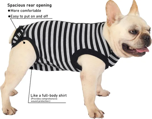 Miniatura 3 de Traje de Recuperación Quirúrgica para Perros, Camisa de Cirugía para Perros Machos y Hembras, Ropa de Recuperación para Esterilización y Castración