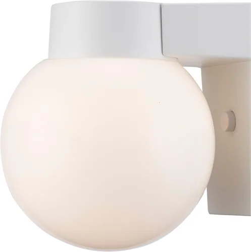 Miniatura 7 de TRANS GLOBE Imports - Farol de pared transicional de 4800 WH de Pershing Collection en acabado blanco, 7.00 pulgadas