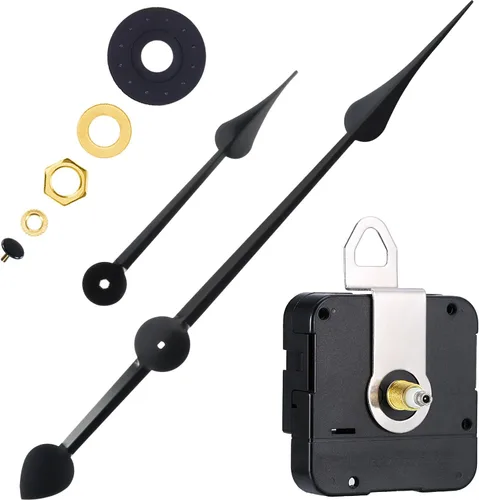 Mecanismo de movimiento de reloj de alto par con manecillas de reloj grandes de 10.630 in/10.6 pulgadas (longitud del eje 4/5 pulgadas/0.787 in)
