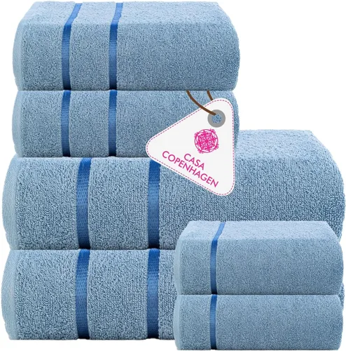 Miniatura 15 de CASA COPENHAGEN Toallas clásicas para trapeador de bar, paquete de 12, 15 x 19 pulgadas, 100% algodón, altamente absorbentes y duraderas, toallas
