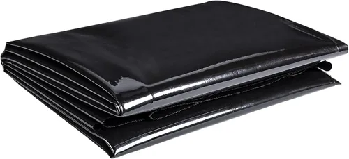 Miniatura 7 de ToLanbbt Revestimiento de estanque de 10 x 13 pies, 20 mil HDPE resistente a los rayos UV, revestimiento de estanque preformado fácil de cortar