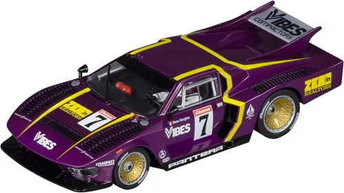 Carrera 27720 De Tomaso Pantera No.7 1:32 Escala Analógica Ranura Coche Carreras Vehículo Evolución Ranura Carrera Pistas de Carreras