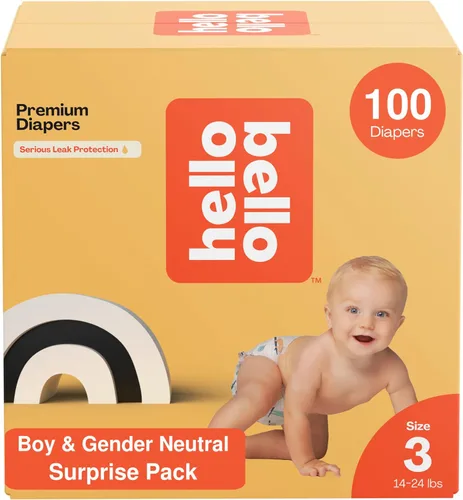 Miniatura 13 de Hello Bello Pañales Premium, Talla 3 (14-24 libras) Paquete Sorpresa para Niñas - 100 Unidades, Hipoalergénicos con Tacto Suave Similar a la Tela