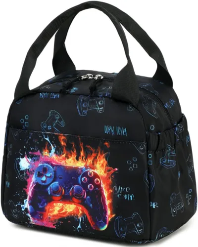 Miniatura 19 de CAMTOP Bolsa de almuerzo para niños, bonita lonchera aislada para niños y niñas, loncheras a prueba de fugas para la escuela