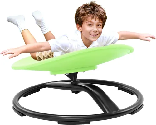 Zhenx Silla Giratoria para Niños Autistas (3-18 Años), Silla Giratoria Sensorial para Adolescentes con TDAH/Autismo – Asiento de 21×19 Pulgadas con