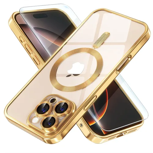 Miniatura 18 de Misea Funda magnética para iPhone 14 compatible con MagSafe [nunca amarillenta] [protección contra caídas de grado militar] protector completo