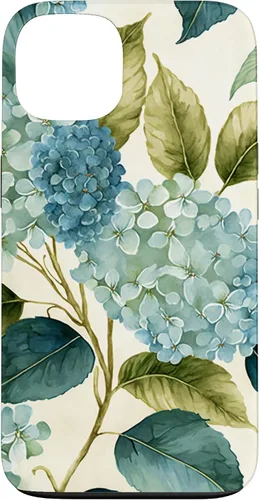 Miniatura 7 de Watercolor Shabby Chic Blue Hydrangeas Flower Case for iPhone 17