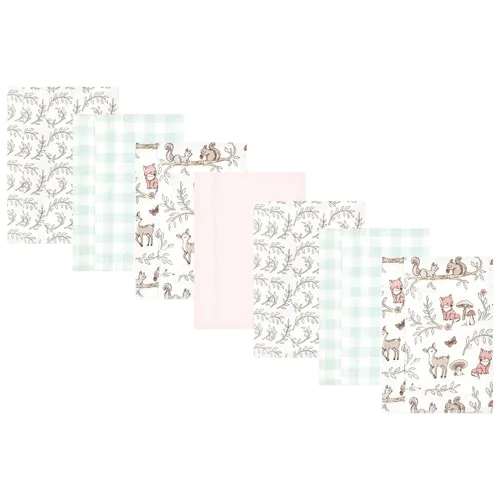 Miniatura 333 de Hudson Baby - Paños unisex de franela de algodón para bebé, bosque, talla única