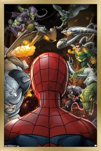 Miniatura 8 de Trends International Marvel Comics - Póster de pared de Spider-Man - Villains, 22.375 x 34 pulgadas, versión premium sin marco