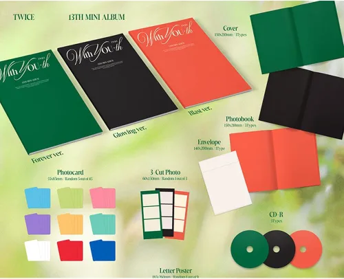 Miniatura 2 de Dreamus TWICE With YOU-th 13th Mini Album (Forever), 5.906x8.268 in