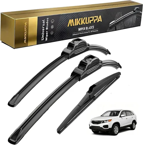 Miniatura 38 de MIKKUPPA Juego de 3 limpiaparabrisas de 22+21+12 pulgadas - Reemplazo para Dodge Durango 2011-2023, Jeep Grand Cherokee 2011-2013 - Limpiaparabrisas