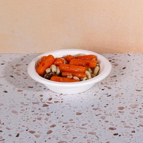Miniatura 6 de Cuencos de papel de 12 onzas, paquete de 100 unidades, 100% compostable, resistente, ecológico, cuencos desechables biodegrables para cereales