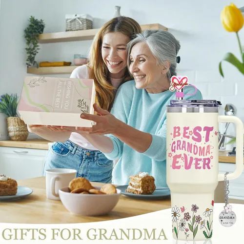 Miniatura 6 de Regalos para abuela, regalo para abuela, regalo de cumpleaños para abuela, regalo del día de la madre para abuela, vaso de aislamiento al vacío