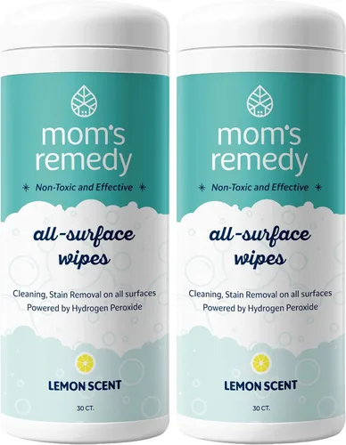 MOMREMEDY Toallitas de limpieza de peróxido de hidrógeno | Limpiador multiusos y removedor de manchas | Multiusos para el hogar, cocina, baño, todas