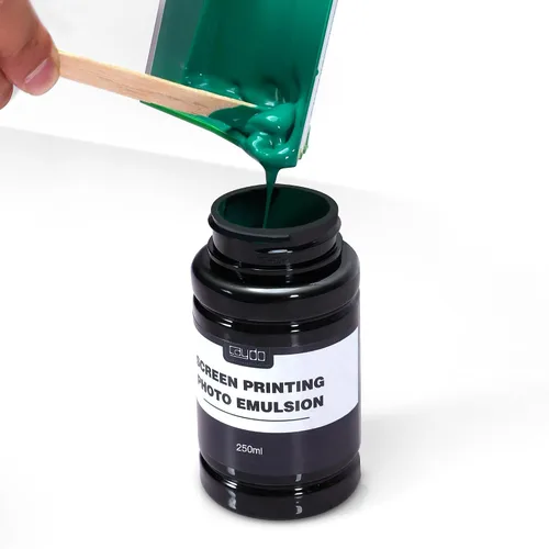 Miniatura 6 de Caydo Emulsión fotográfica para serigrafía (8.5 oz), sensibilizador diazo (0.04 oz), taza medidora, guantes y 5 palitos de agitación, suministros