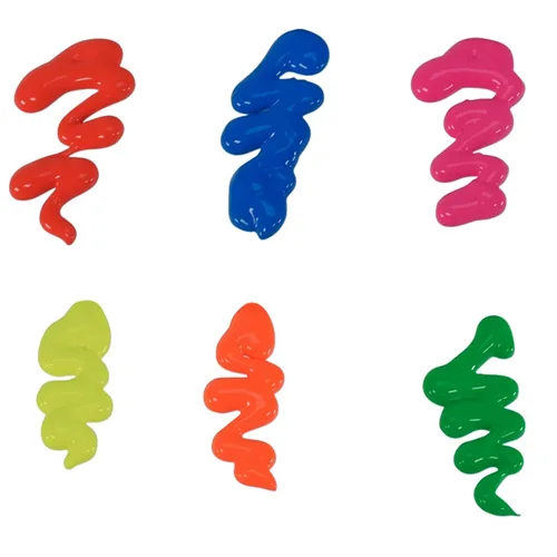 Miniatura 5 de Sax Versatemp - Pinturas de témpera, colores fluorescentes surtidos, 6 unidades (paquete de 1) - 1440727