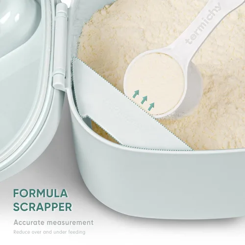 Miniatura 3 de Termichy Contenedor Dosificador de Fórmula en Polvo Láctea: Contenedor de Almacenamiento de Fórmula para Bebés de 14OZ para Viaje - Porta Fórmula
