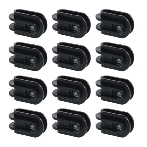 Se utiliza para aislador eléctrico de cerca de poste de llegada o extremo de alambre eléctrico para valla (paquete de 12), color negro