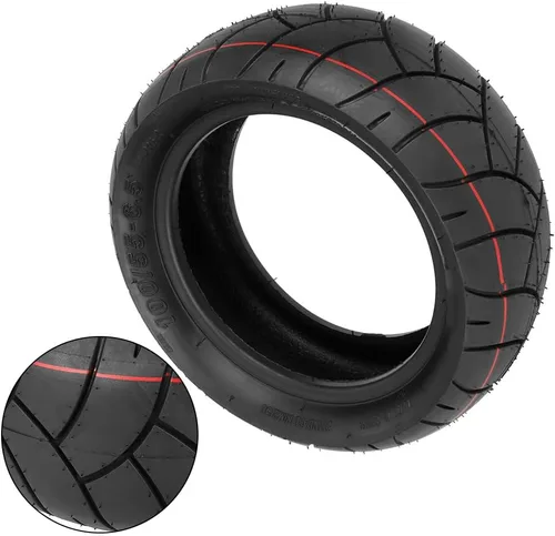 Miniatura 5 de Neumático sin cámara de 11 pulgadas 90/65-6.5 para scooters eléctricos, 100/55-6.5 neumáticos de goma gruesa scooters piezas de repuesto (1 unidad)