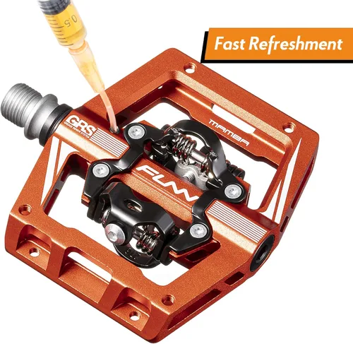 Miniatura 5 de Funn Mamba S MTB - Pedales sin clip de doble cara, pedales de bicicleta de montaña de plataforma compacta, compatibles con tacos SPD, pedales