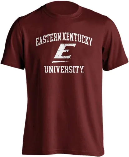 Miniatura 19 de Sport Your Gear NCAA Camiseta de manga corta retro con licencia oficial de aspecto desgastado para el día del juego, camiseta de espíritu deportivo