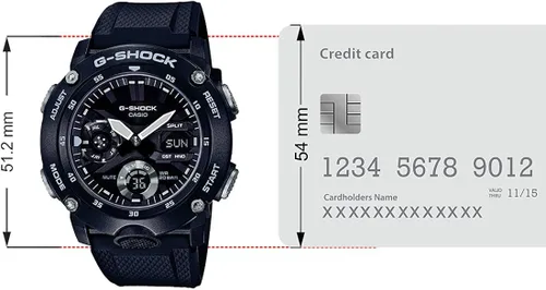 Miniatura 7 de Casio G-Shock GA-2000S-1A - Reloj analógico digital para hombre GA-2000