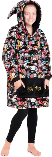 Regalos de Harry Potter para niños, adolescentes, niñas, niños y varones, manta con capucha de mago, manta con capucha de forro polar de gran
