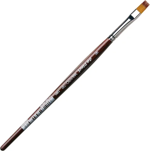 Miniatura 82 de da Vinci Watercolor Series 5580 CosmoTop Spin Pincel de Pintura, Redondo Sintético con Mango Rojo