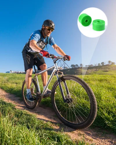 Miniatura 5 de Forro para neumático de bicicleta, protector contra pinchazos del tubo interior compatible con 12" 16" 18" 20" 24" 26" 27.5" 29" 29.0 in x 1.5 in