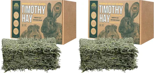 Miniatura 10 de Eaton Pet and Pasture Cultivado Naturalmente, Premium, Mezcla de Primer Corte, Mezcla Western Timothy Hay Orchard, Alimento para Animales Pequeños