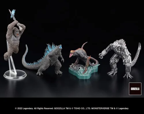 Miniatura 6 de Art Spirits Gekozo Series Godzilla VS. Kong (2021) - Figura comercial prepintada, sin escala, caja de 4 piezas AT-056