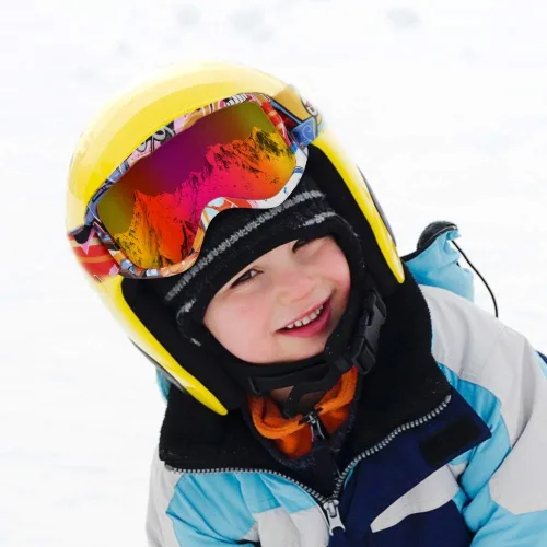 Miniatura 6 de Gafas de esquí para niños, con correa antideslizante, gafas de snowboard