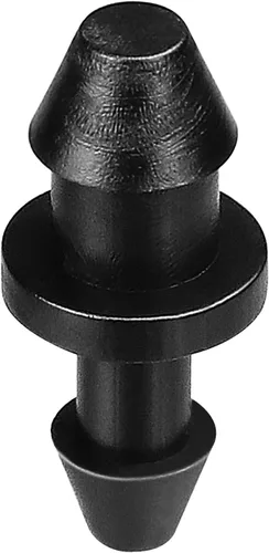 Paquete de 70 conectores universales de riego por goteo de 1/4 pulgadas, conectores de púas para sistema de goteo o rociador