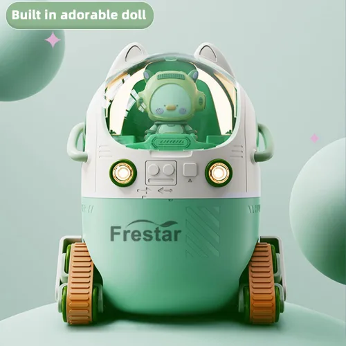 Miniatura 3 de Mini humidificador USB de 7.4 fl oz con luz nocturna LED, pequeño y lindo humidificador en adorable muñeca para niños, plantas, dormitorio, oficina