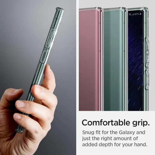 Miniatura 4 de Spigen Cristal líquido diseñado para Galaxy S22 Ultra Case (2022) - Cristal transparente
