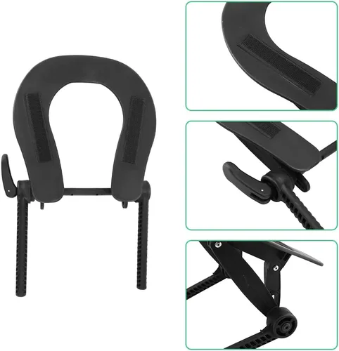 Miniatura 7 de Reposacabezas para mesa de masaje, cojín de espuma suave Cojín de espuma suave ajustable que soporta el posicionamiento del cuello en mesas
