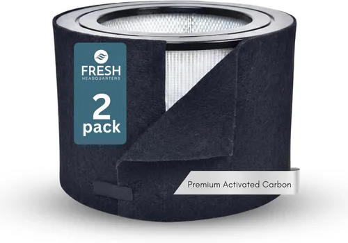 Miniatura 10 de Prefiltro de carbón activado prémium compatible con filtros de purificadores de aire Honeywell R, filtro de repuesto HEPA Prime, prefiltro Honeywell