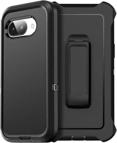 Miniatura 8 de AICase Funda transparente para Google Pixel 9a (6.3 pulgadas), resistente protección contra caídas, cuerpo completo, a prueba de golpes, a prueba