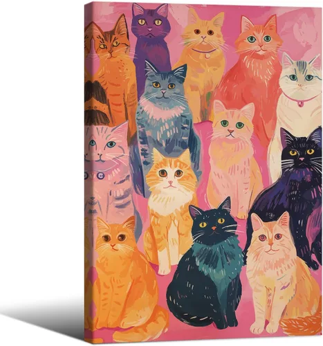 Miniatura 19 de Póster de pintura al óleo colorida de ventana abierta, arte de pared abstracto impresionista famoso y moderno, impresiones de lienzo estético