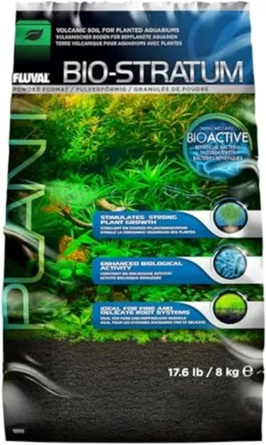 Miniatura 9 de Fluval 12696 Bio Stratum de suelo volcánico rico en minerales naturales para tanques plantados, 4.4 libras. Sustrato de acuario para un desarrollo