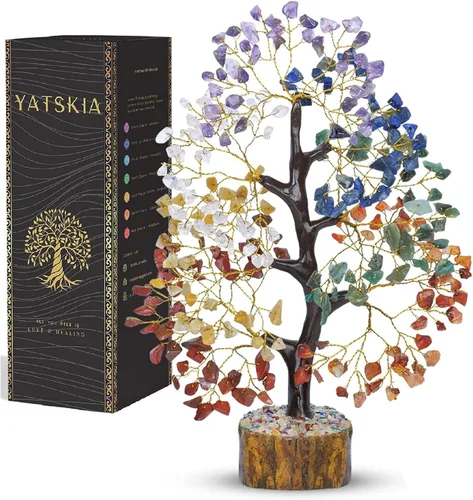 Miniatura 11 de YATSKIA Árbol de amatista - Árbol de cristal - Decoración de cristales de Feng Shui - Decoración púrpura - Cristales espirituales - Meditación