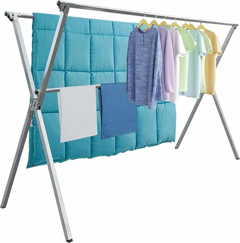 AUGMIRR Tendederos de Ropa para Exteriores, Versión Actualizada de 64 Pulgadas, Tendedero de Lavandería de Acero Inoxidable para Interiores y