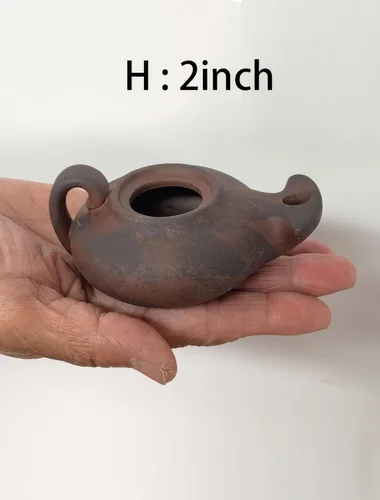Miniatura 4 de Lámpara de aceite de arcilla hecha a mano, linterna bíblica de oración de estilo antiguo, regalo cristiano y decoración del hogar