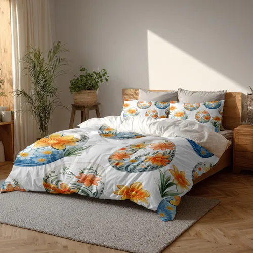 Miniatura 32 de Batmerry Abstract Smooth Lines Twin Size 3 Pieces Bedding Duvet Cover Sets, Soft Fluffy Minimalist Art Soft Hues 100% Cotton Printed Duvet Cover for